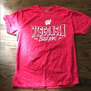 Wisconsin badger t shirt. Worn x2!